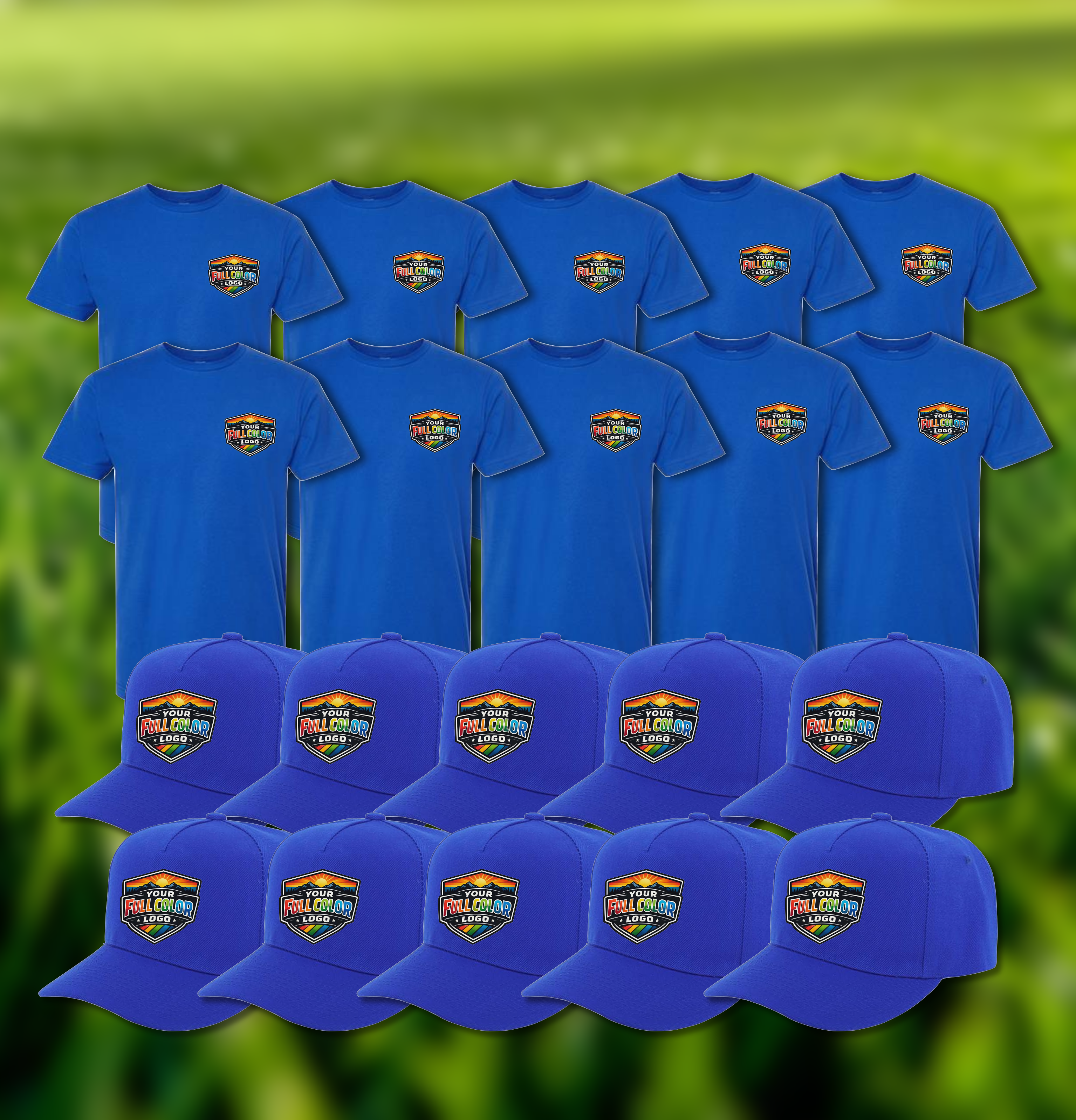10Hat + 10T-shirt Bundle