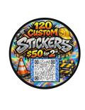 120 Hard-Hat Stickers