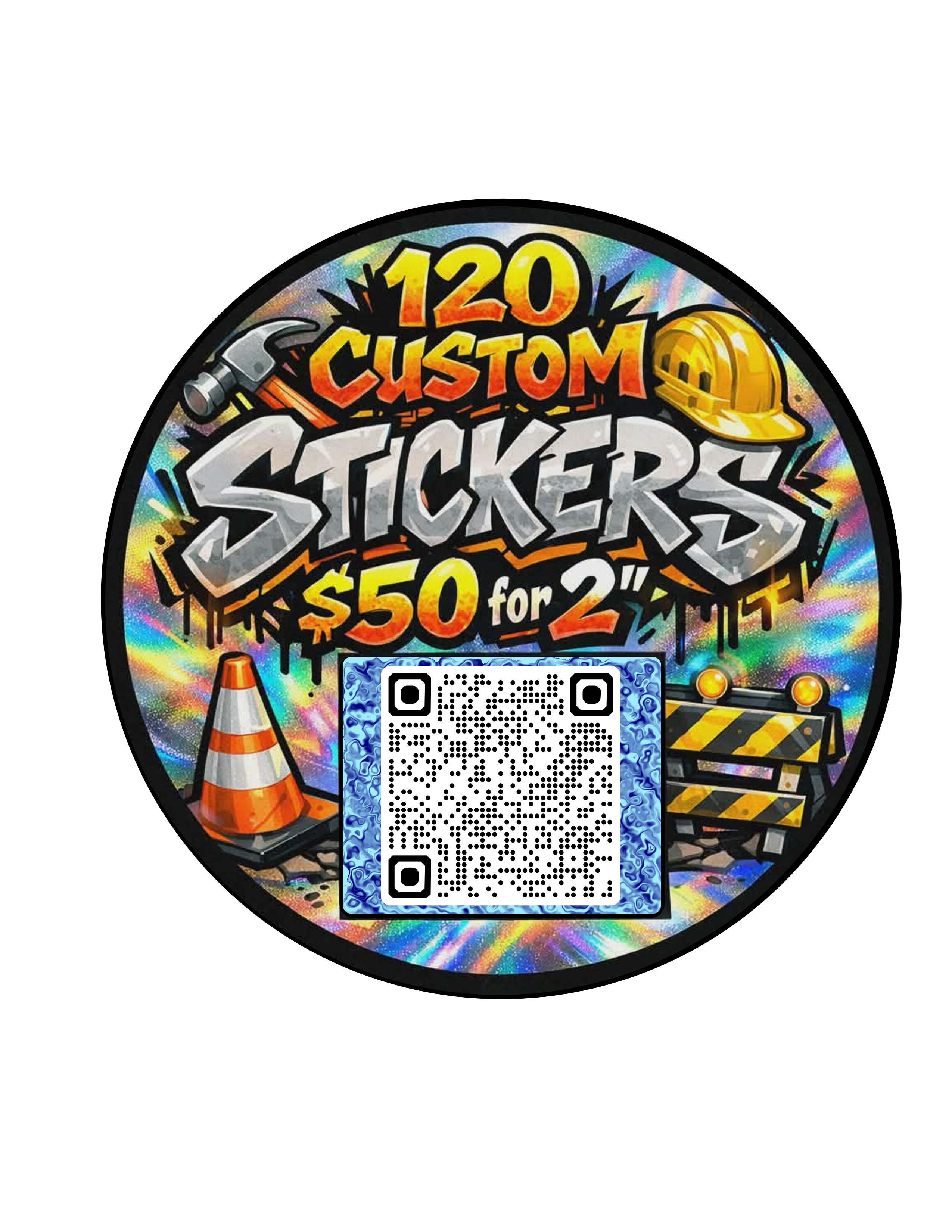120 Hard-Hat Stickers