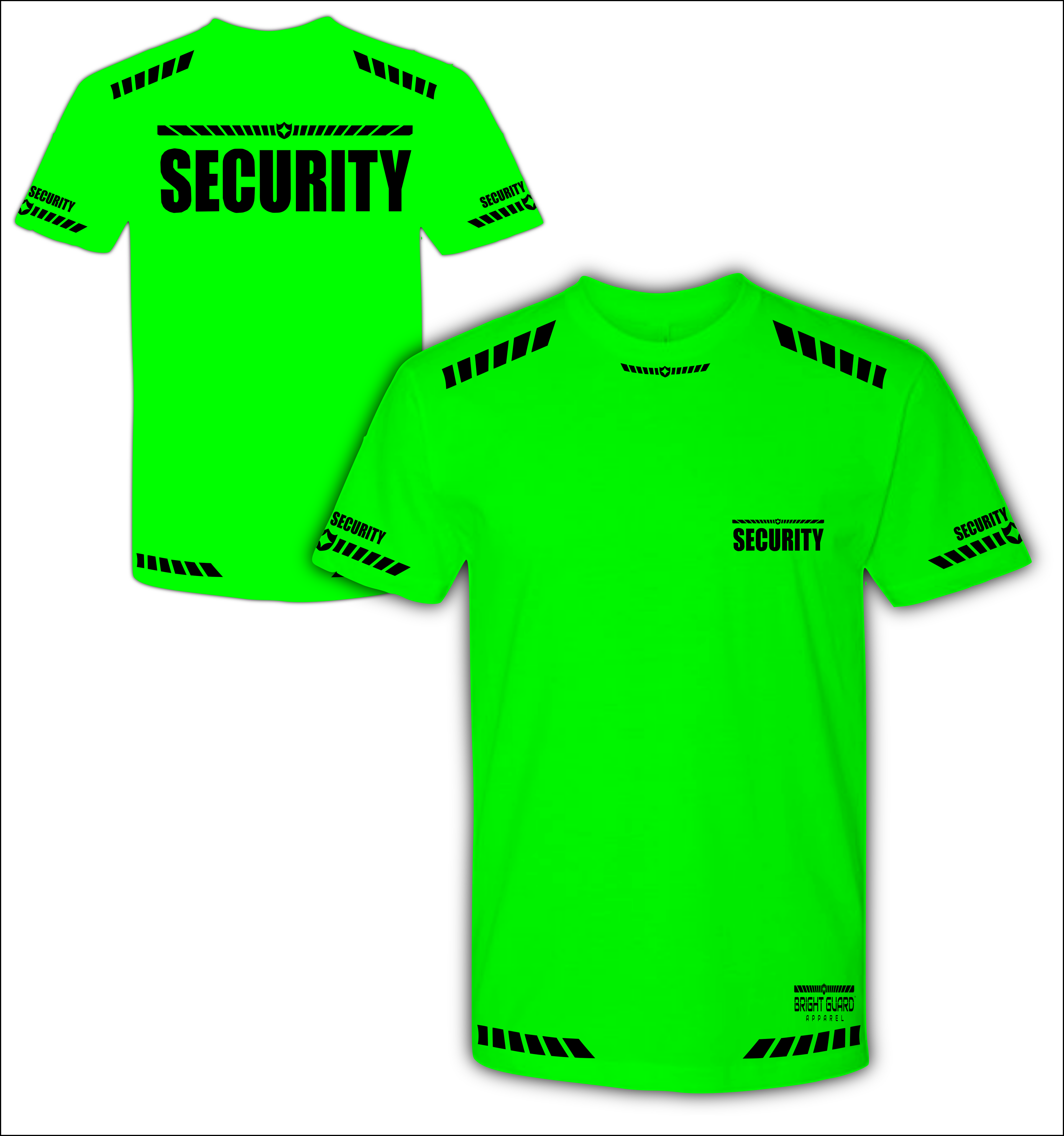 Bright Guard Reflective Staff and Security
