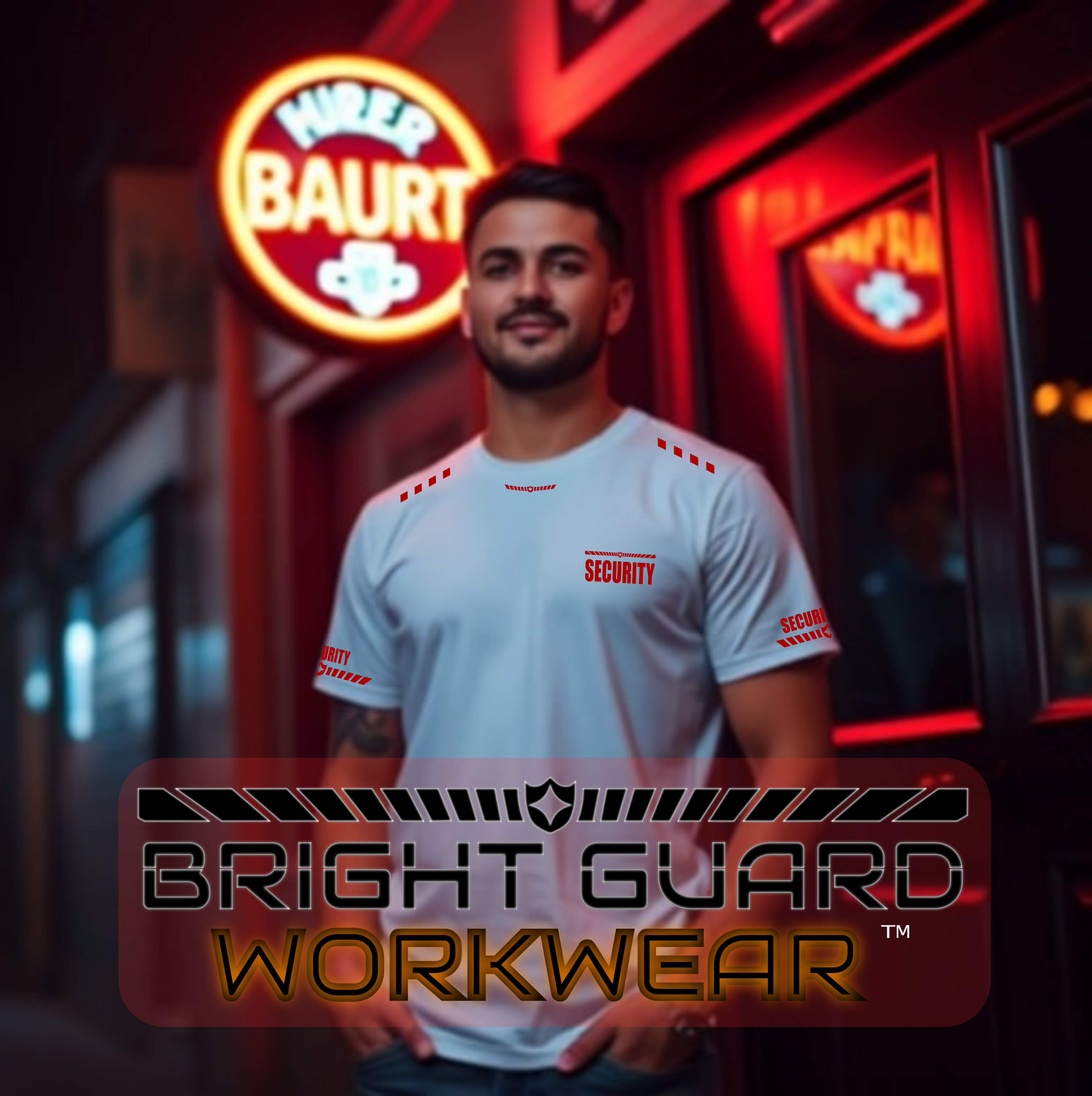 Bright Guard Reflective Staff and Security