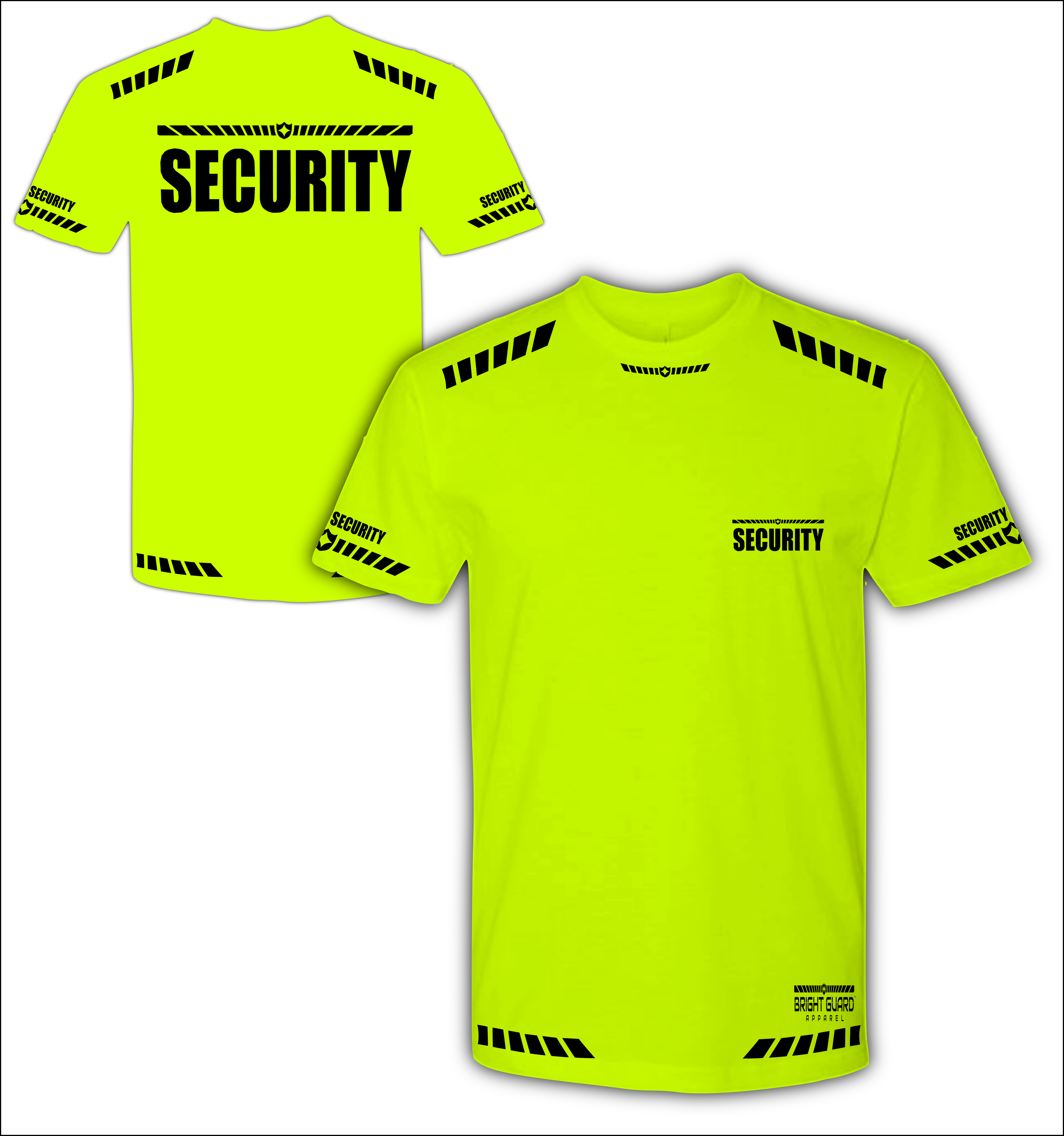 Bright Guard Reflective Staff and Security