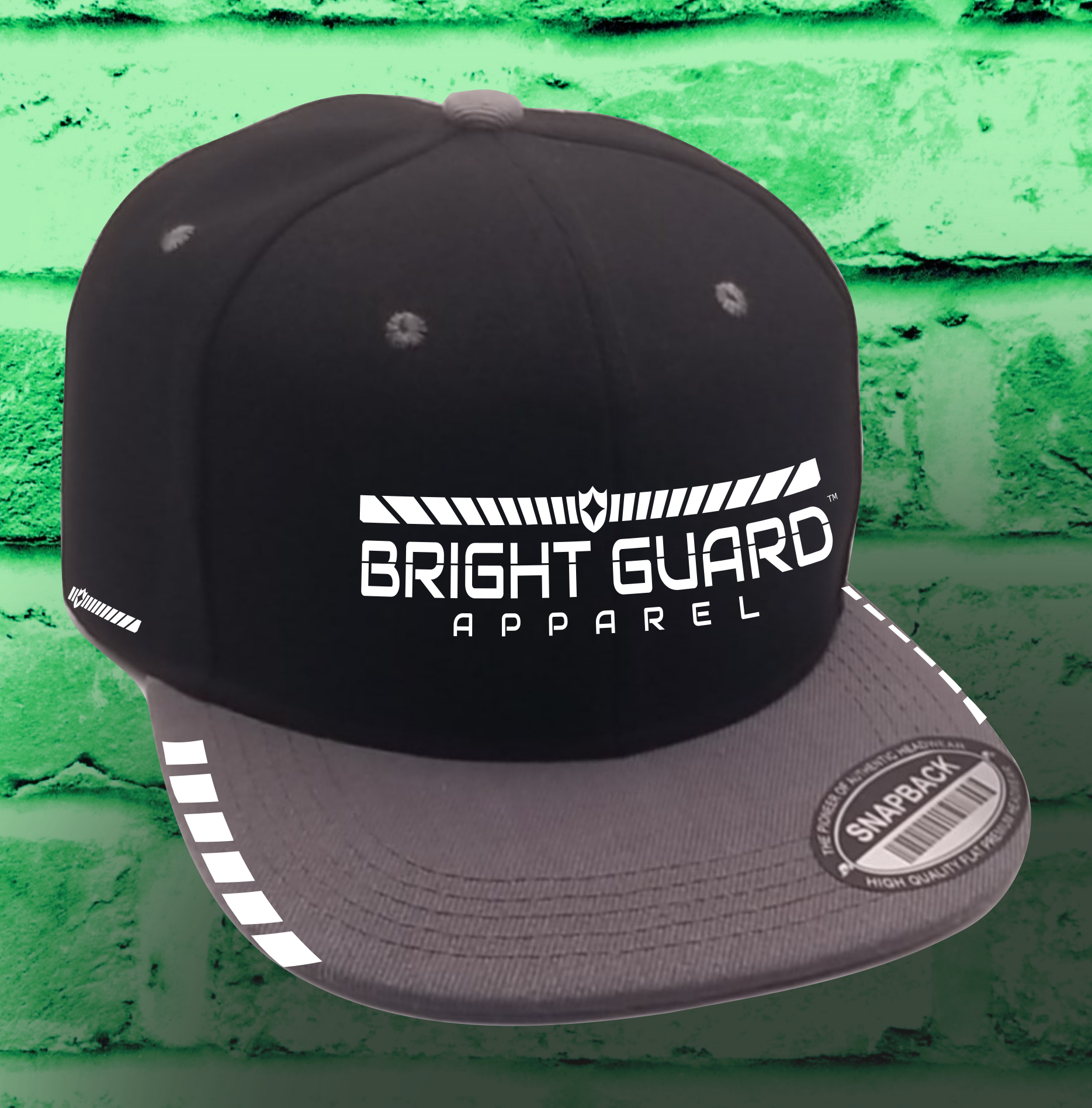 Bright Guard Brand Reflective Snapback Hat