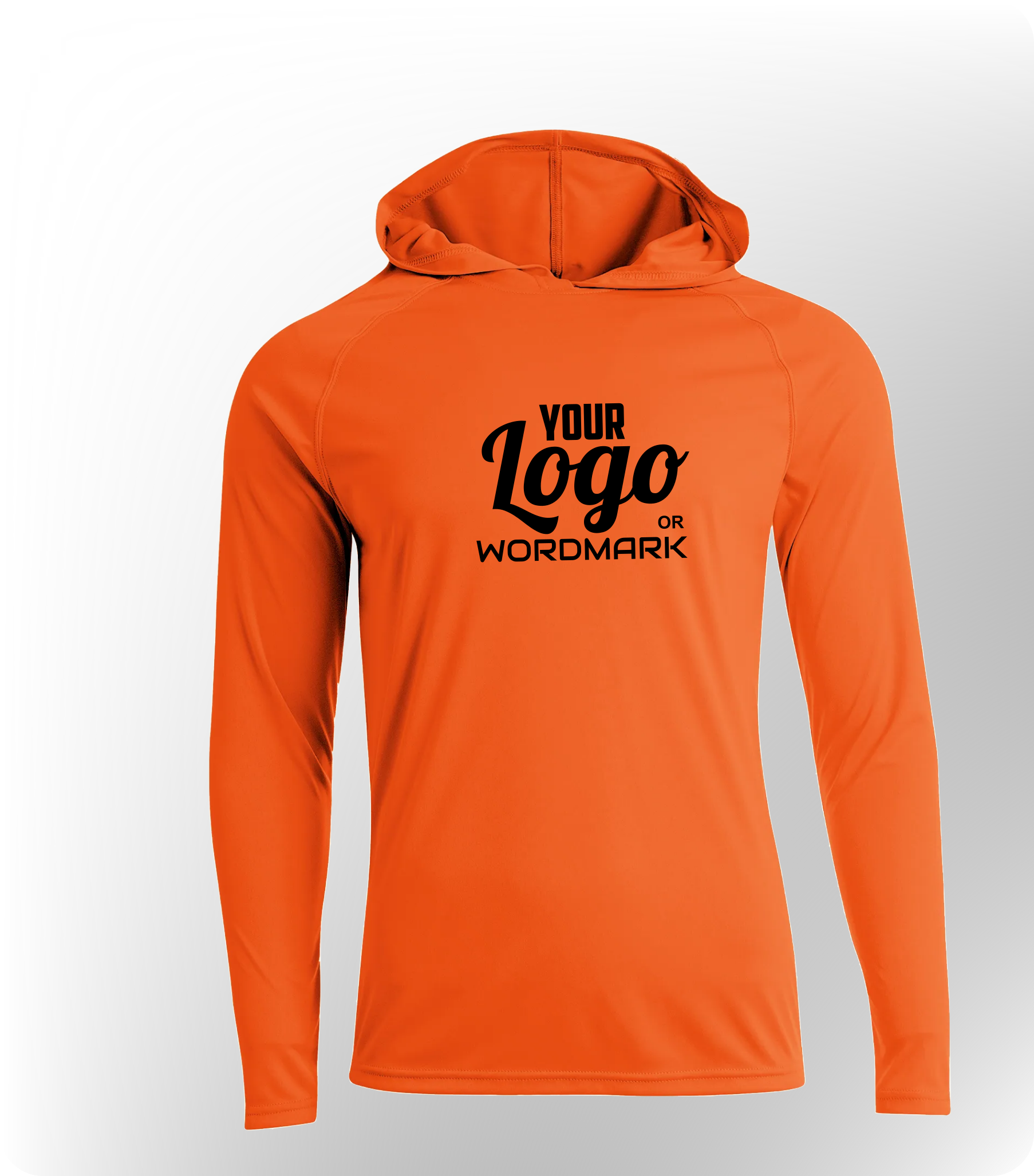 Logo Long-sleeve hooded tshirt
