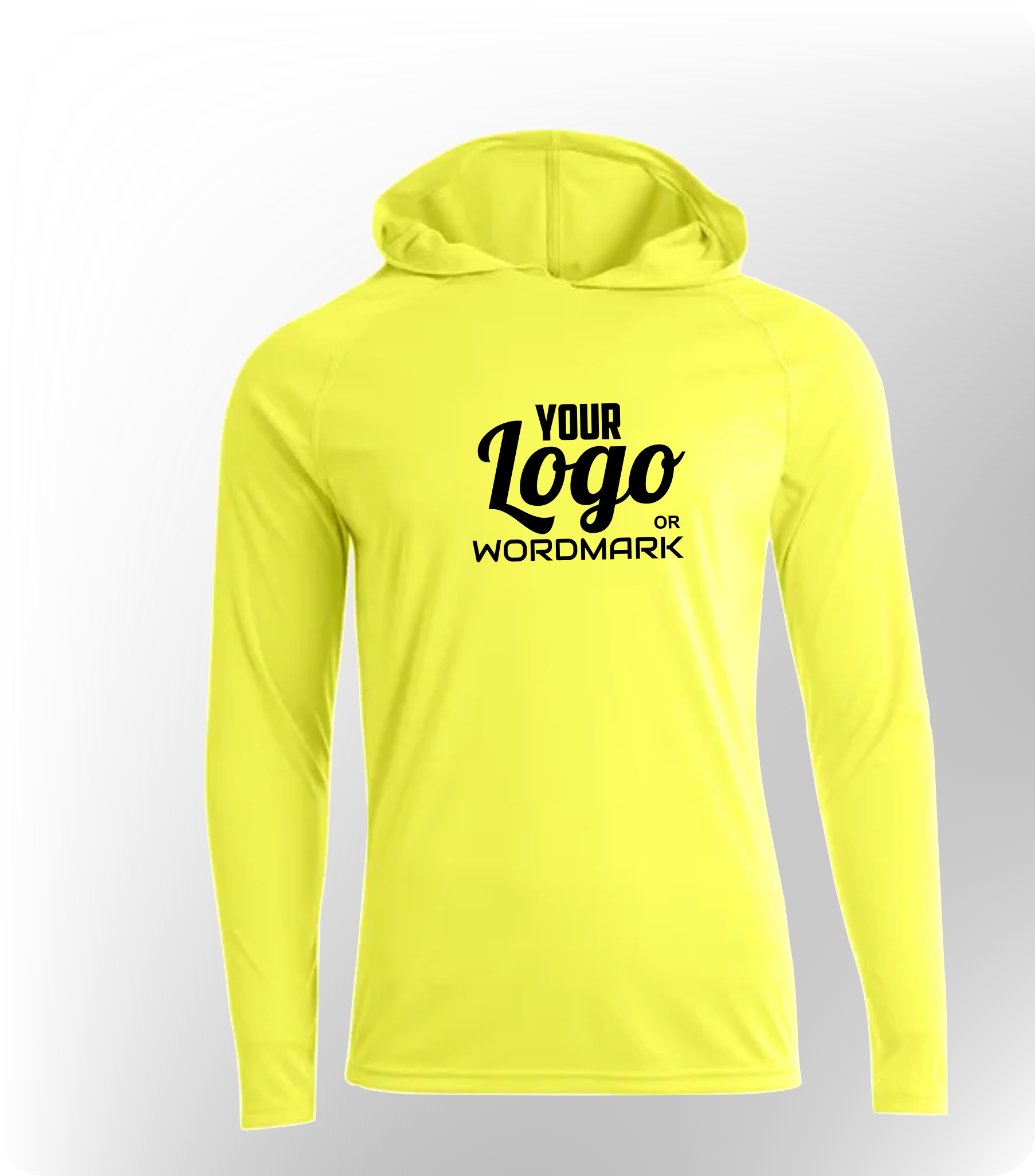 Logo Long-sleeve hooded tshirt
