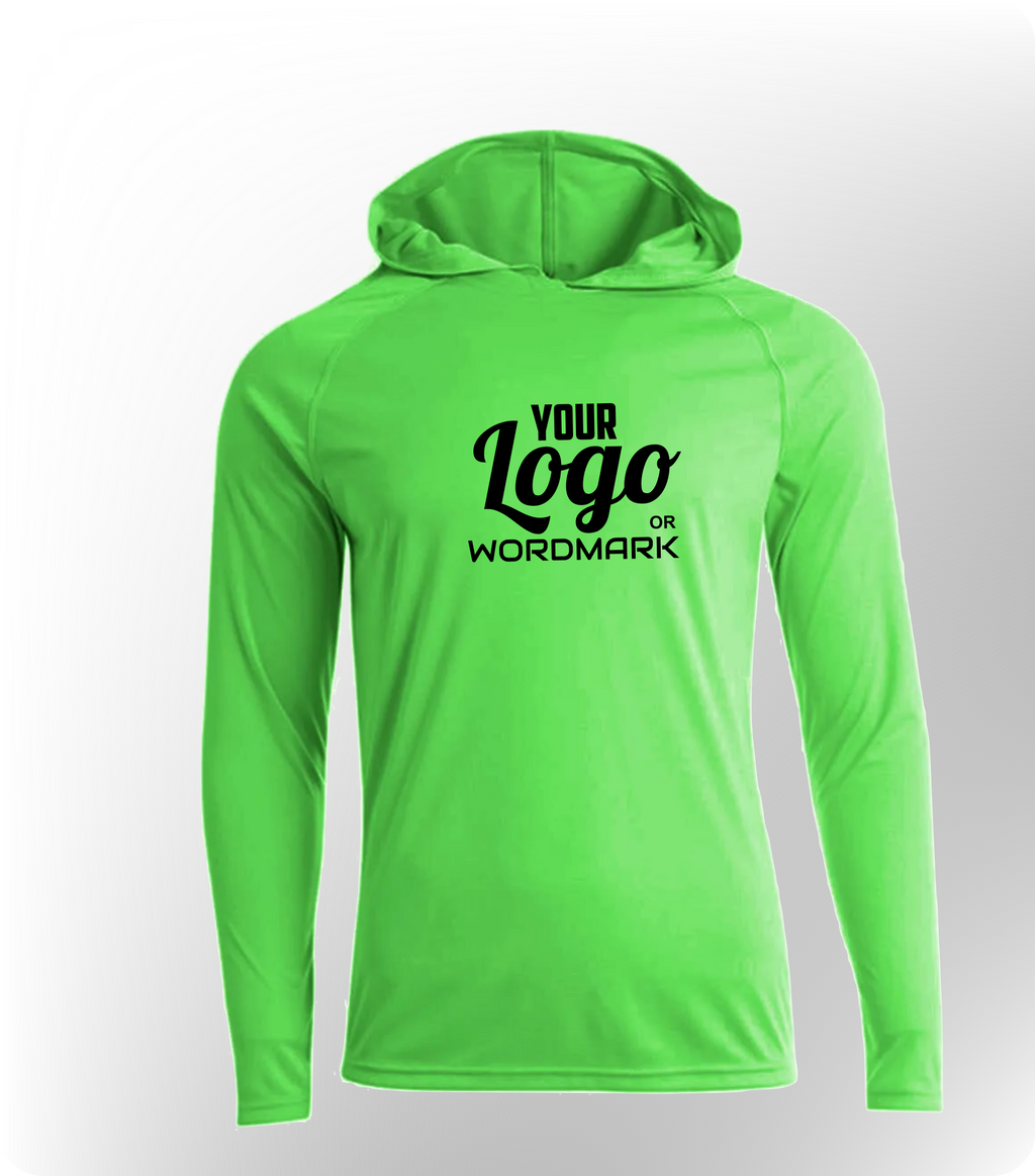 GX Custom Logo Long-sleeve hooded tshirt
