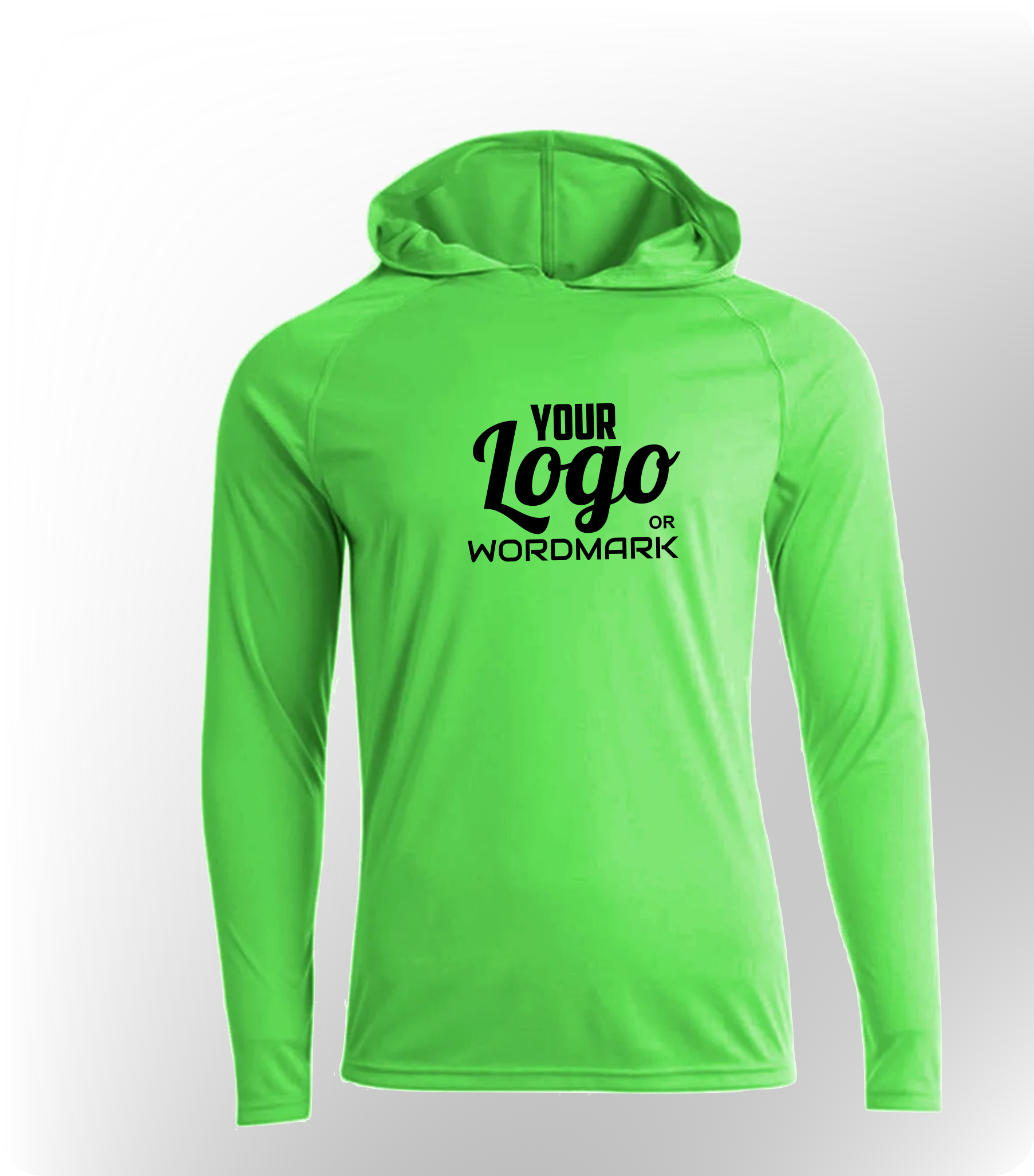 Logo Long-sleeve hooded tshirt