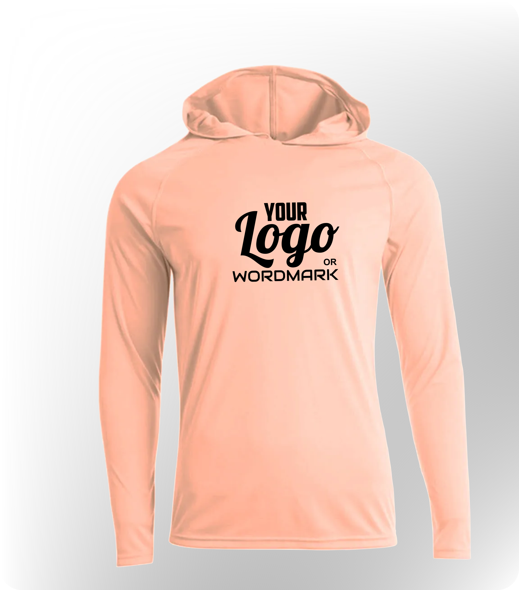 Logo Long-sleeve hooded tshirt