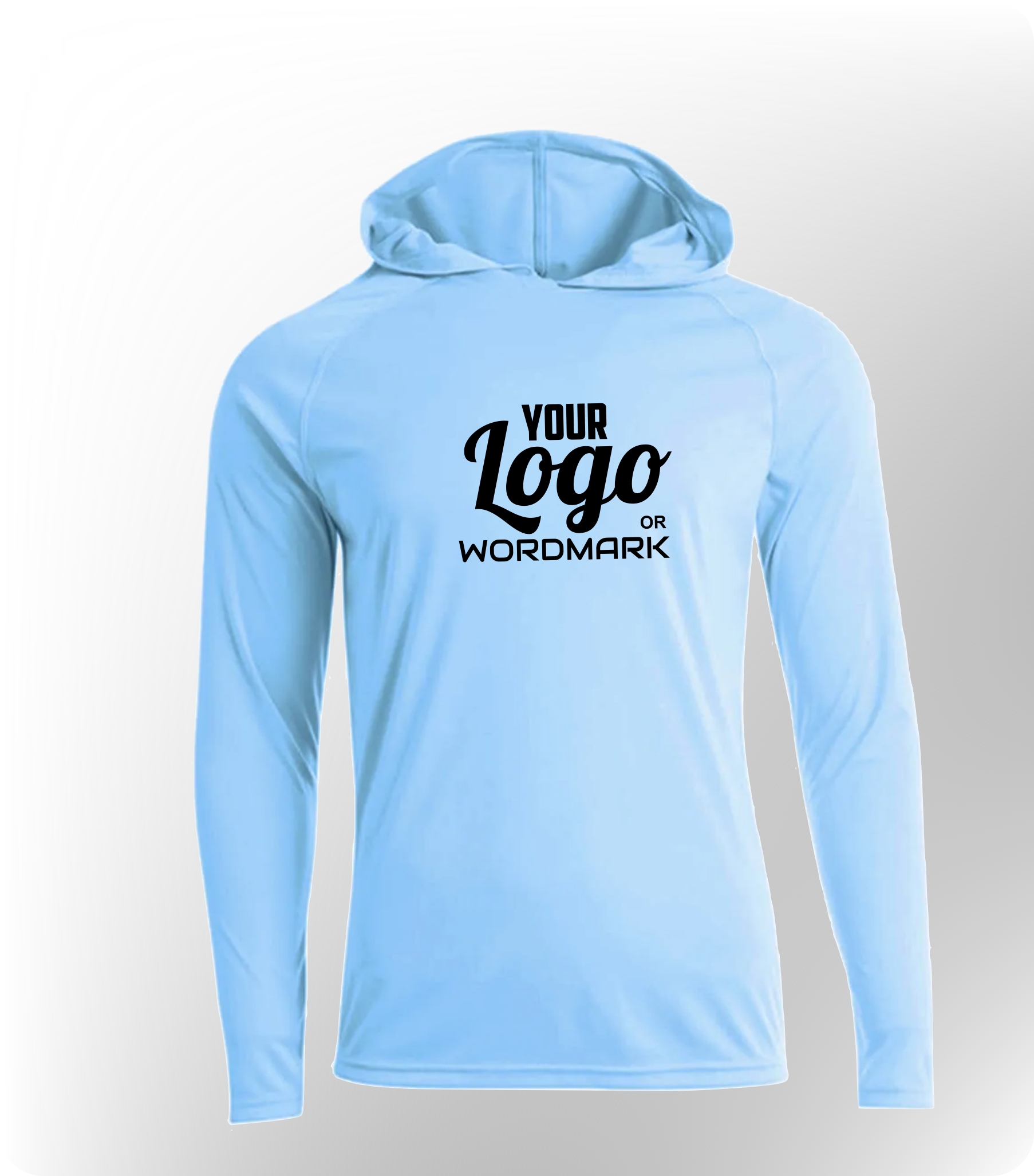 Logo Long-sleeve hooded tshirt