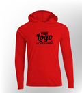 GX Logo Long-sleeve hooded tshirt