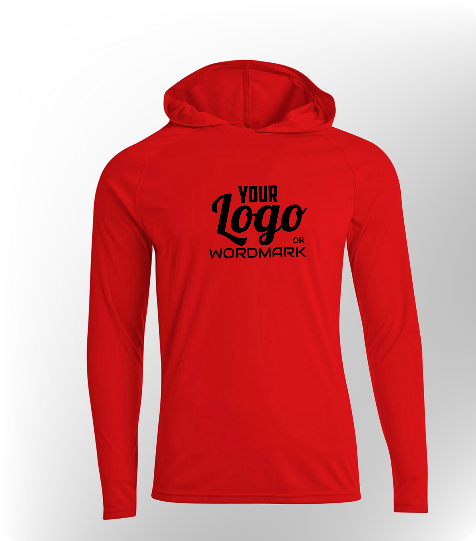 Logo Long-sleeve hooded tshirt