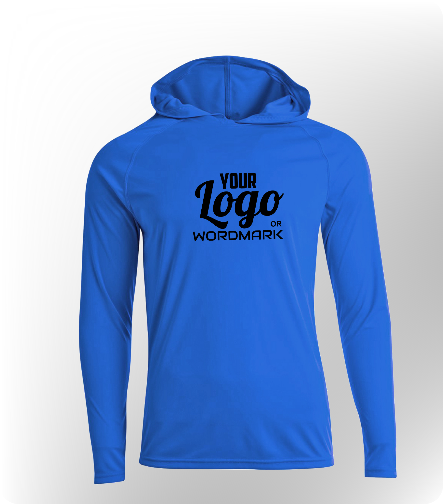 Logo Long-sleeve hooded tshirt