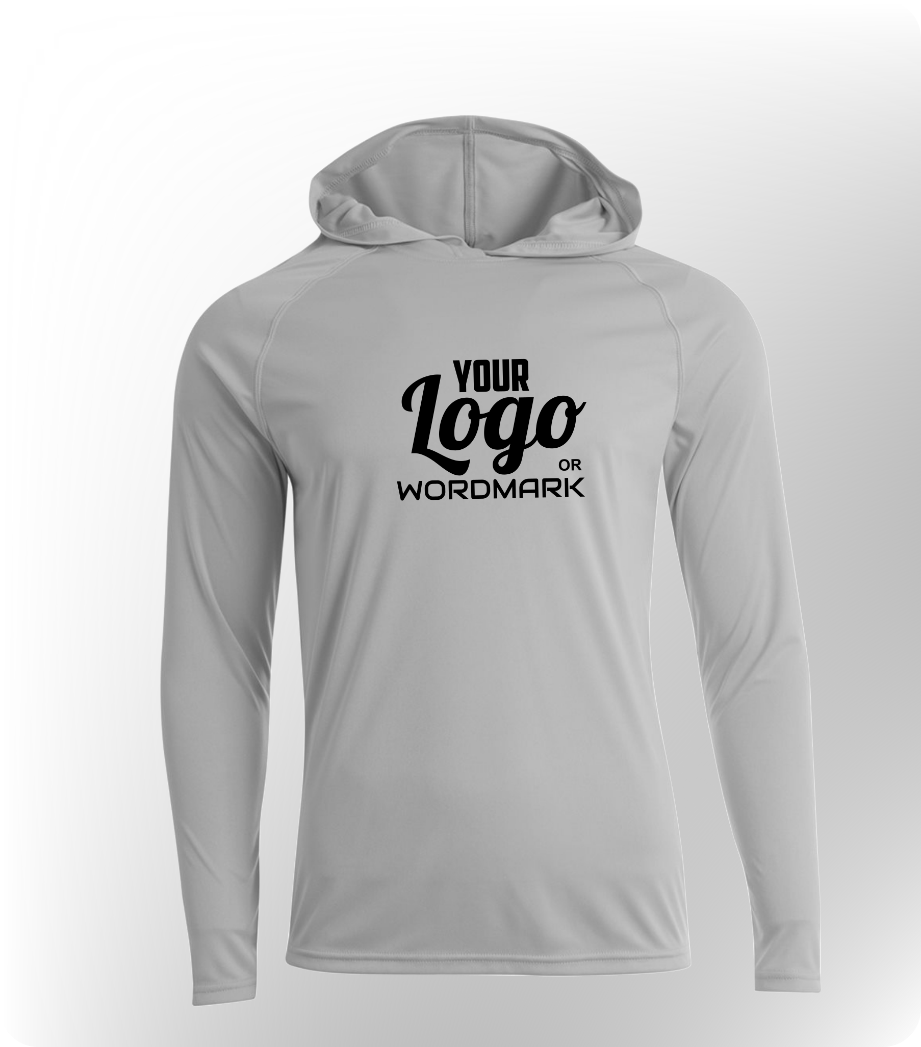 Logo Long-sleeve hooded tshirt