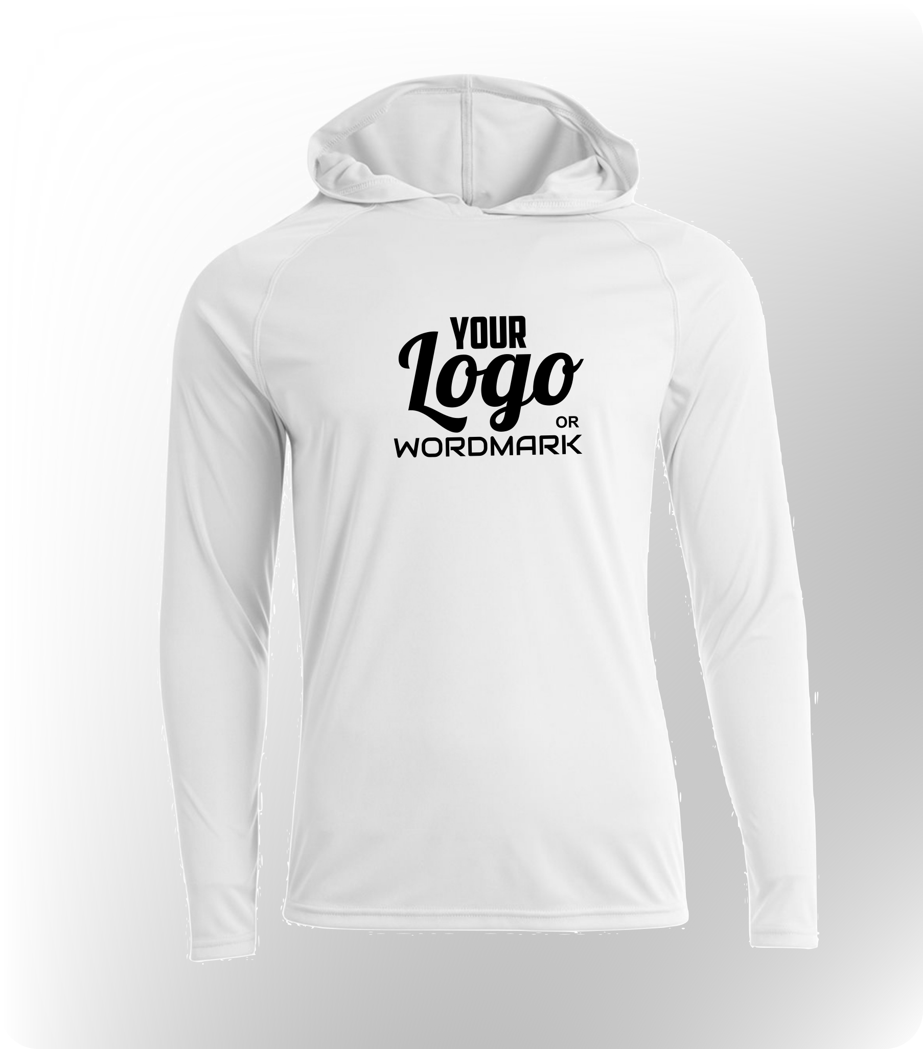 Logo Long-sleeve hooded tshirt